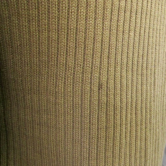 MKM Beige Faux Suede Zip Up Cardigan Sweater L - Picture 5 of 5